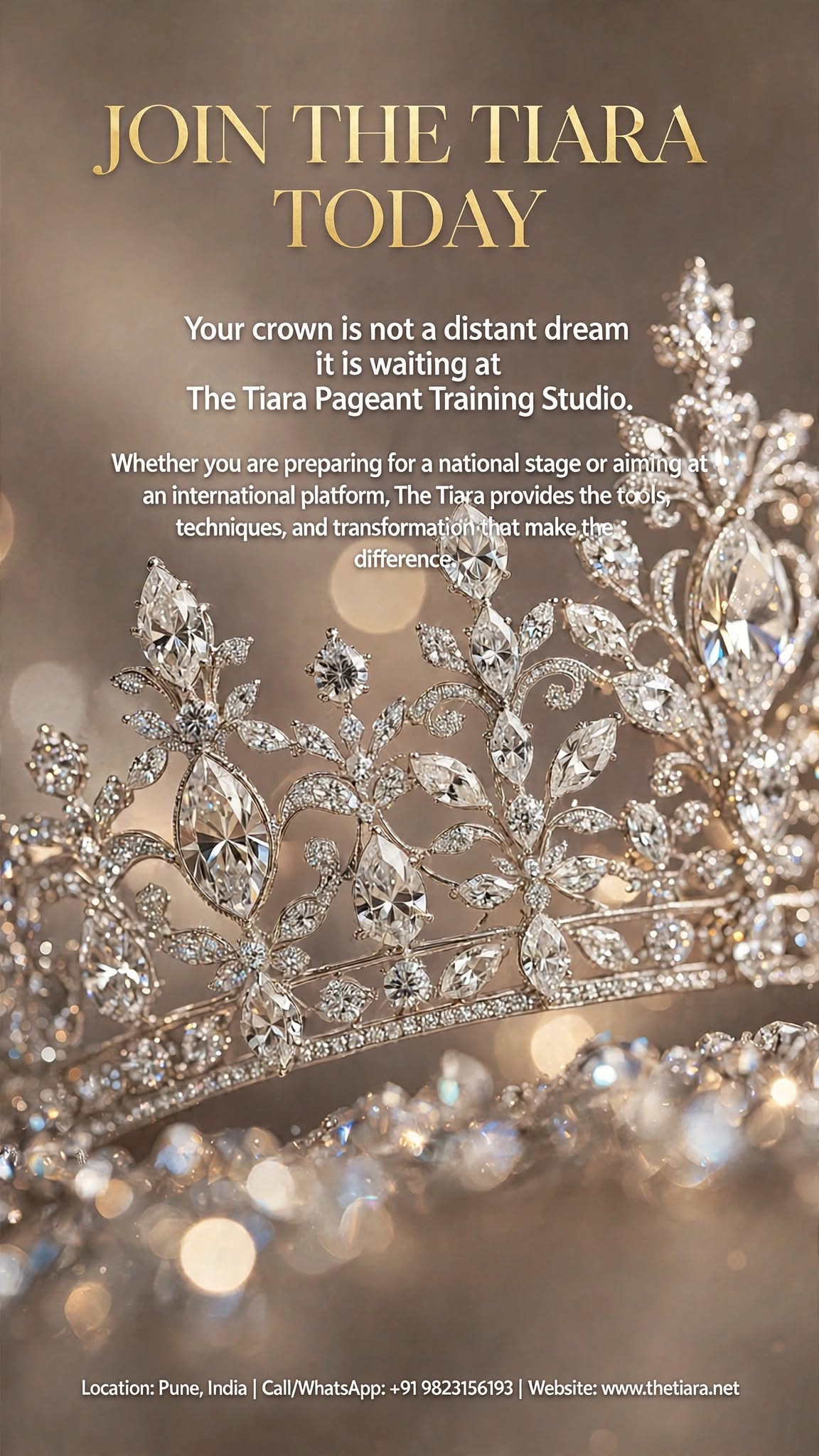 Femina Miss India 2027 Pageant Training with The Tiara